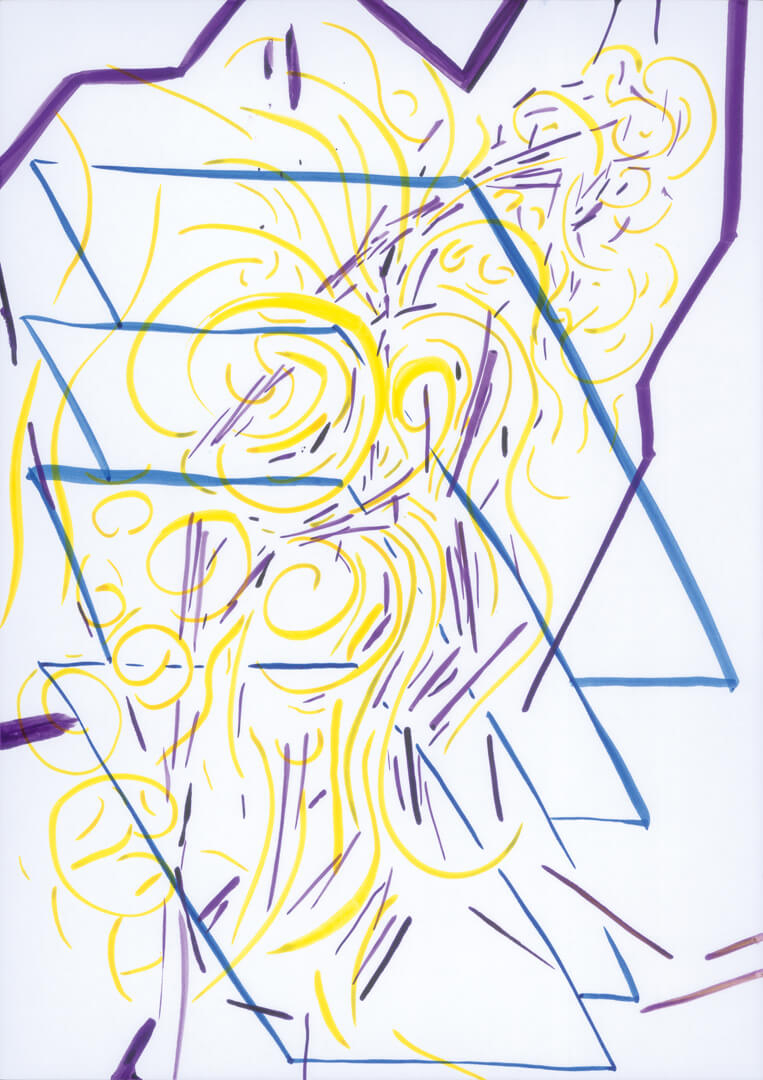 <em>Untitled,</em> 2013, ink on paper, 29,7 x 21 cm