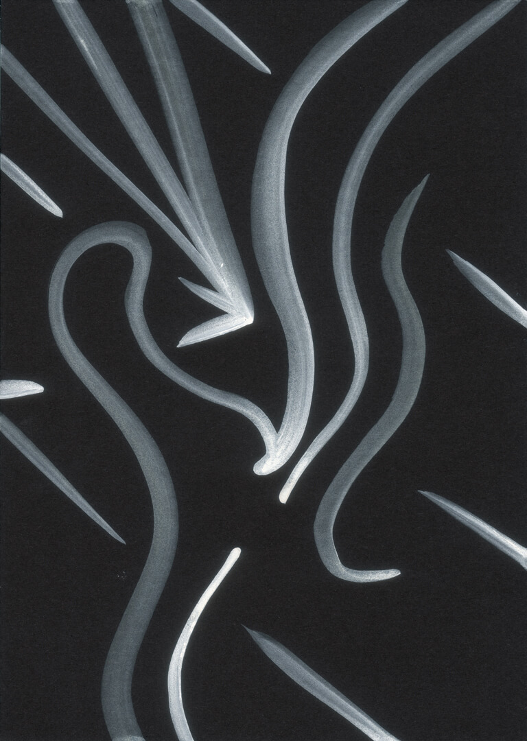 <em>Untitled,</em> 2017, ink on paper, 29,7 x 21 cm